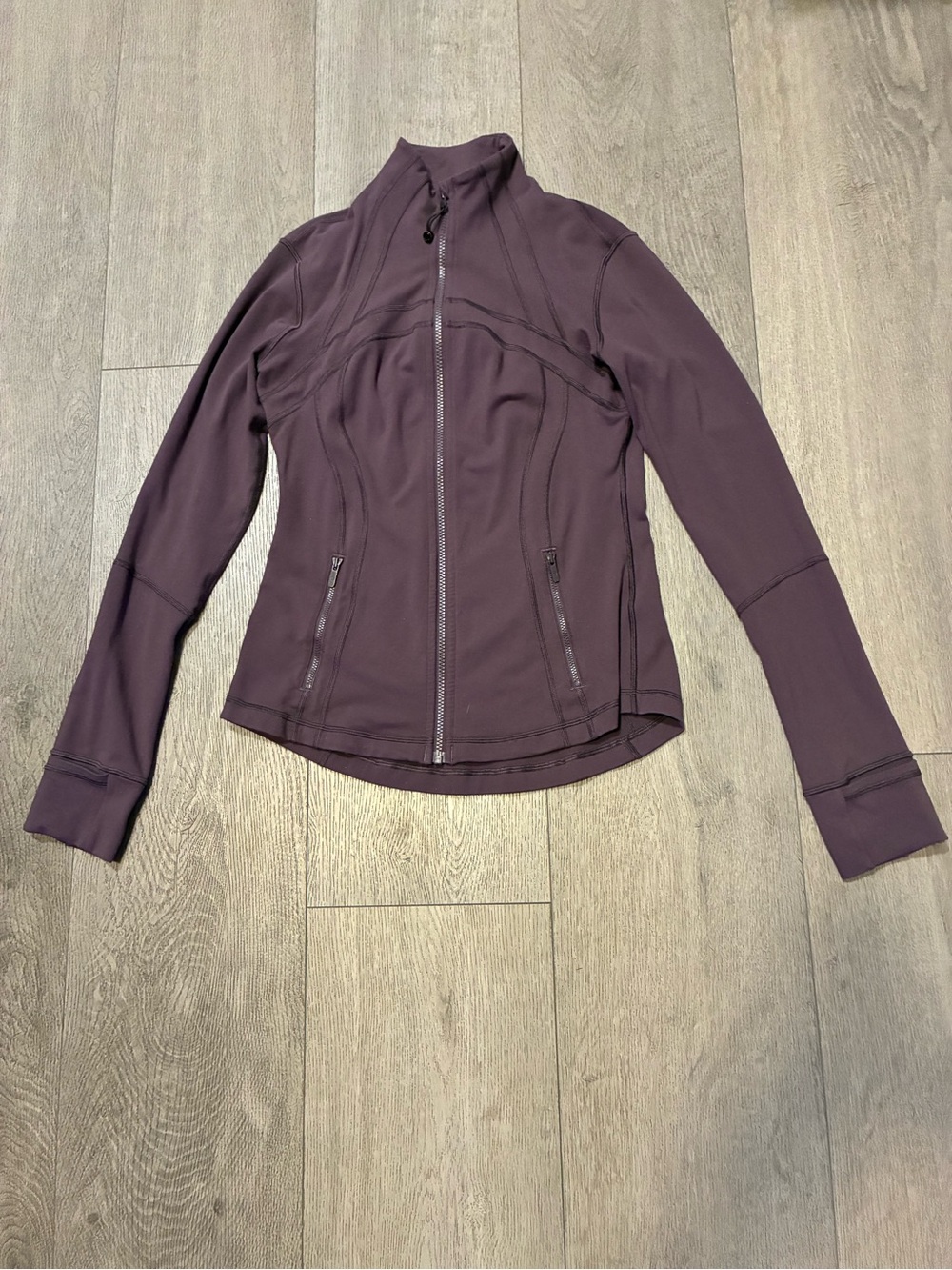 Lululemon Black Currant Define Jacket, Size 8